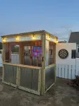 Carolina Hooked:Oceanside home w/pool, hot tub, tiki bar, fire pit & more! - Balkon