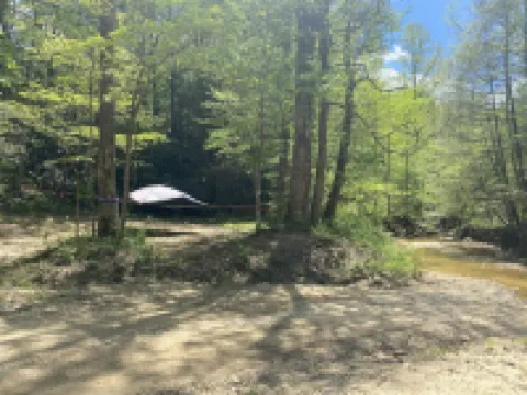 Trailer parking, near Hollerwood, Daniel Boone Backcountry Byway, and Climbing