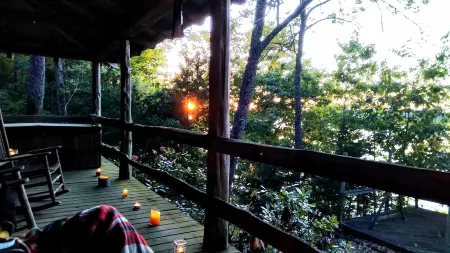 Oma's Cabin on Arkansas River - cozy remote cabin overlooking the Arkansas River