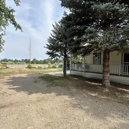 Bungalow cabin along the Yellowstone River in Eastern Montana.