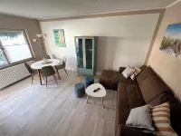 Bude an der Ostsee auf Womo-platz. Nur 300 Schritte vom Wasser Entfernt