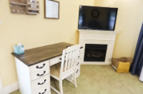 Massive Room - King Bed-Fireplace-10' Ceilings-50" Widescreen TV