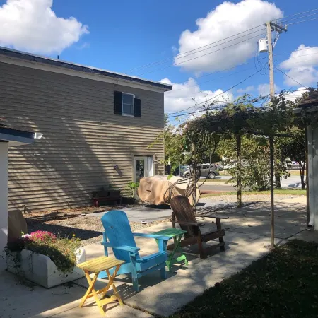 The Ruthe Anderson Cottage is a quaint rancher in the heart of Cape May.