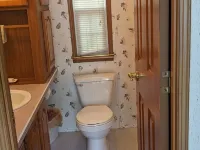 Park model unit #1 for rent by Silver Lake NY Hotels in Perry
