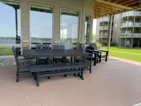 Beautiful 1st floor corner condo in the Brooklyn Bridge Building at Bridges Bay!