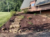 Nice A-Frame cabin located in an isolated area. Borders Patoka Lake property.