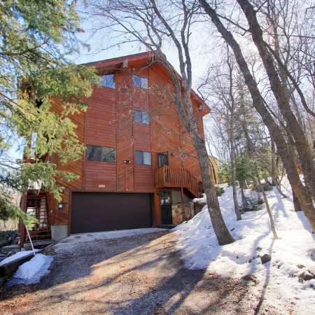 Gorgeous views and two decks! Large open cabin, short walk to lodge - Sleeps 14