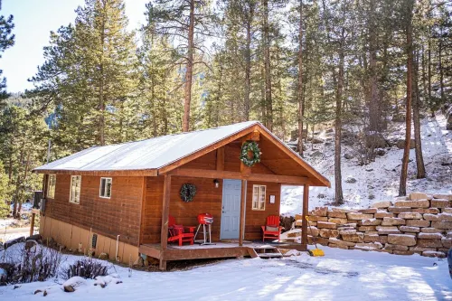 Private Hiking Trail! Cozy Canyon Cabin Near Rmnp w/ King Bed. Sleeps 4.