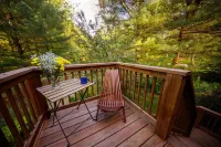 Log Cabin Hot Tub Getaway
