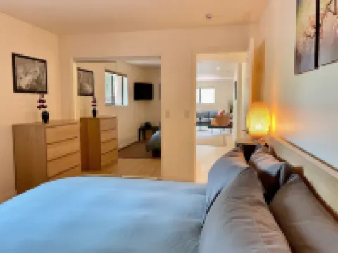 Desert garden apartment surrounded by Sedona’s majestic red rock mountains