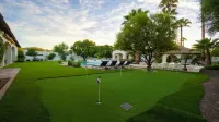 Spacious Palm-Lined Villa with Pool, Sport Court & Outdoor Living