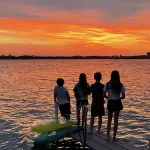 Spacious 4 bedroom lakefront house: with private dock and pool.