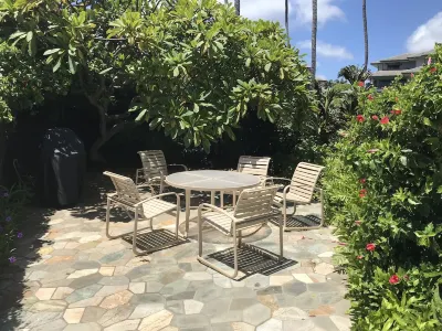 Deluxe Ocean View Ground Floor.... Renovated ..Walk to the Hyatt and Beach...A/C Hotels in Poipu