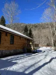 NEW ADIRONDACK LUXURY CABIN WITH YEAR-ROUND HEATED PLUNGE POOL