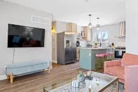 Spacious Home with Entertainment and Fenced Yard - Charming Retreat Hotels in Harvester Township