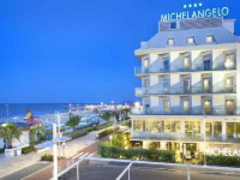 โรงแรมมีเกลันเจโล โรงแรมใกล้Mojito Beach Riccione