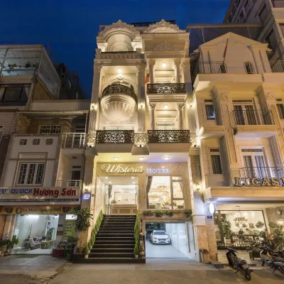 Wisteria Hotel Da Lat 中央郵便局（ダラット）周辺のホテル