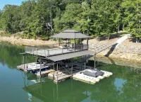 Stunning 4-bedroom house with amazing outdoor space and dock in Double Springs.