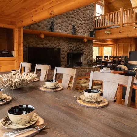 Large Family Reunion Cabin, Sleeps 23 Hot Tub Carters Lake Mountains