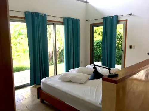 Ocean View from bedroom in this brand new modern home.  Centrally located.