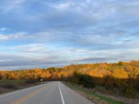 Log Cabin next to the Mississippi River