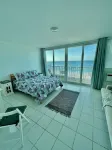 Modern Beach Front Studio -Oceanview Balcony. On CONDADO BEACH San Juan PR