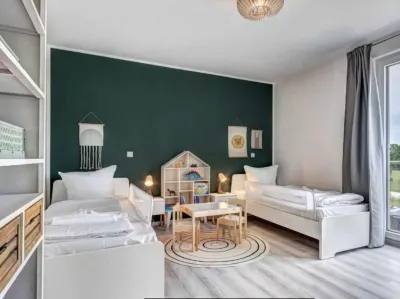 Family-friendly apartment with a view of the Szczecin Lagoon