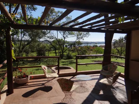 Recanto do Curimataú - a farm on the Jurumirim Reservoir in Avaré-SP Отели в г. Аваре