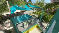On the Hook! Sunset Cabana by the Caribbean Sea