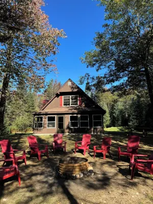 Tranquil Cabin Retreat with Sauna – Steps from the Holy Waters