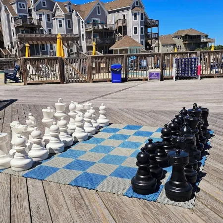 Steps to Duck Fun: Sunset Views, Resort Amenities! w/Beach Access!