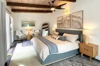 Oceanview Designer Family Home – Walk to Beach, Deck, Firepit, Office, Pets