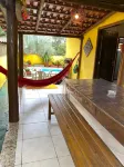 Beach house with pool for 13 people, 8500m2 plot of Atlantic Forest