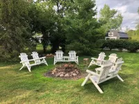 Sunset Cottage on Lake Wapogasset, Amery WI with Bunk Room, Hot Tub, AC, & more