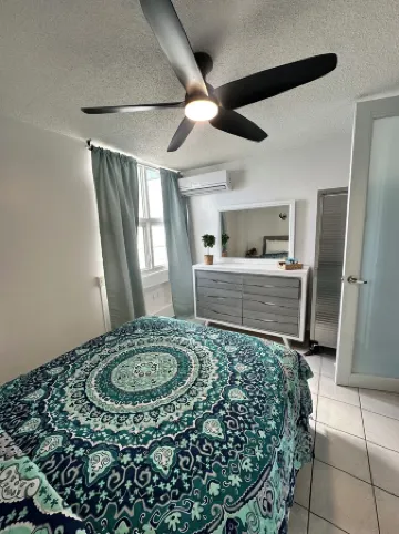 Cozy 1-bedroom beachfront condo with AC and WiFi in charming Luquillo