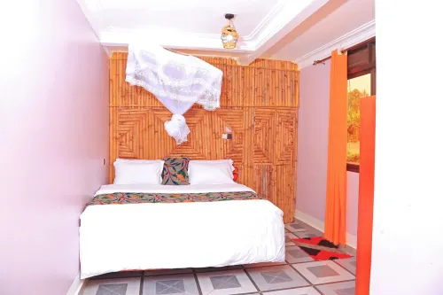 The bamboo bliss studio, adds a sense of happiness and relaxation.