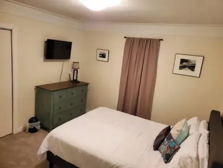 King Bed I Wood Burning Fireplace I Parking I Washer/Dryer I Jacuzzi Tub