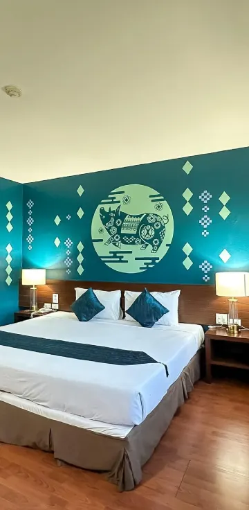 ห้องดีลักซ์ เตียงใหญ่ 1 เตียง