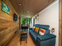 Wooden Apartment With Balcony Hoteles en Allos