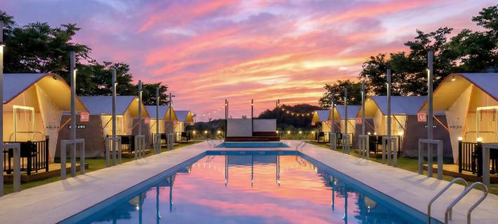 Daebudo Glamtop Luxury Glamping & Kids Swimming Pool Campsite Hotels in Ansan