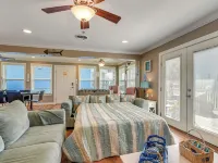 Steps to Pirate Beach: Galveston Home w/ Deck! Hotels near West End
