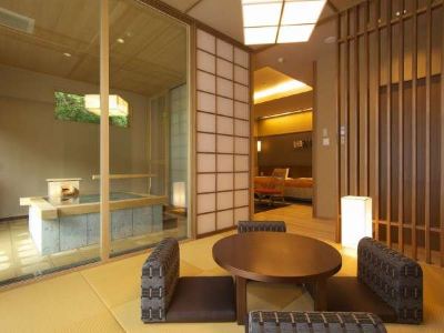 和洋式スイート(浴室) 時音の宿 湯主一條の写真