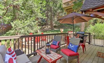 Lake Arrowhead Cabin with Deck - Steps to Lake!