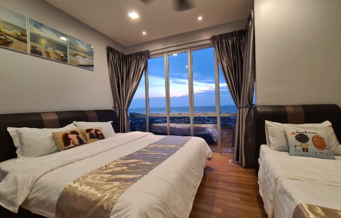 Sekinchan Guest Room 2R1B 4Pax with View