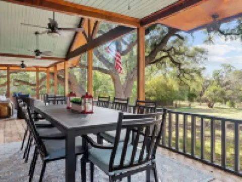 Frio Riverfront Home with Bunk House! Hotels in Real County