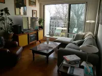5 pers. 3 rooms 70 m2 in luxury building, 1 mn from RER and Vincennes woods