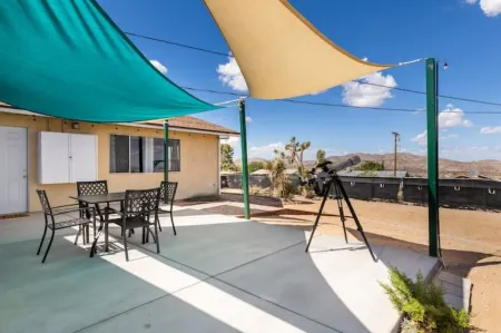 🌵Private 🌵Panoramic View 🌵5 miles-Joshua Tree entrance; Stargazing; Hammock! 🎇✨ Отели в г. Джошуа Три