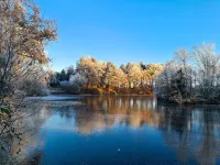 Comfortably furnished apartments, barrier-free with a large terrace on the lake