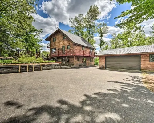 Waterfront Cabin on Long Lake w/ Dock & Kayaks! Hotels in Polk County