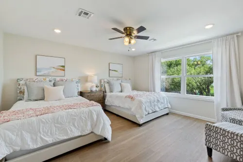 LakeView Villa, lake access, lake view, hot tub, game room, outdoor space